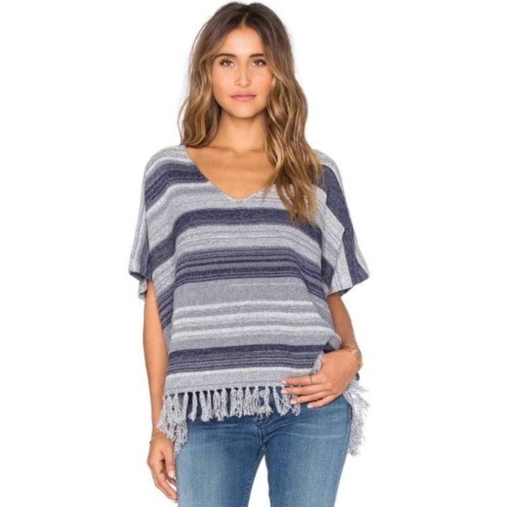 Soft Joie Olynn Multi-Stripe Poncho Top – Size XXS/S